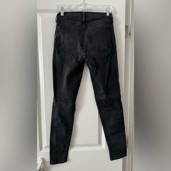 GAP Women’s true skinny jeans. Size 28 R. Washed black color. Barely worn! - Picture 5 of 6